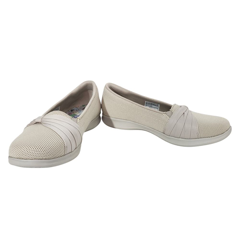 Skechers Sweet Thing Womens Slip On Flats 6.5 Goga Mat Memory Foam Taupe Gen 5